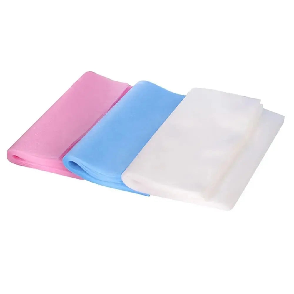 100-Pack Nail Dust Collector Filter Pads | Non-Woven Pink Blue White Nail Vacuum Filter Pads QXL