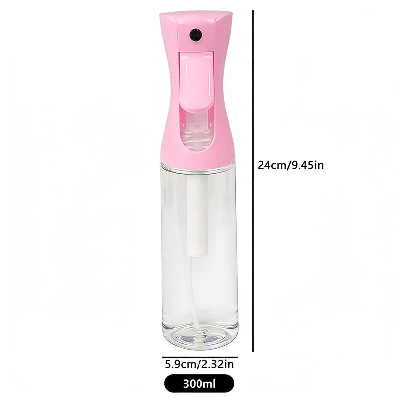 Continuous Mist Spray Bottle | Refillable Fine Mist Sprayer Refillable Spray Bottle QXL 300ml PINK