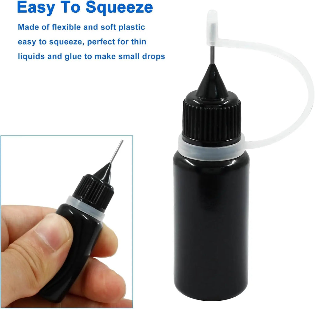 5-Pack Needle Tip Glue Bottles 10–120mL | DIY Craft Tools Craft Glue Bottle Set QXL