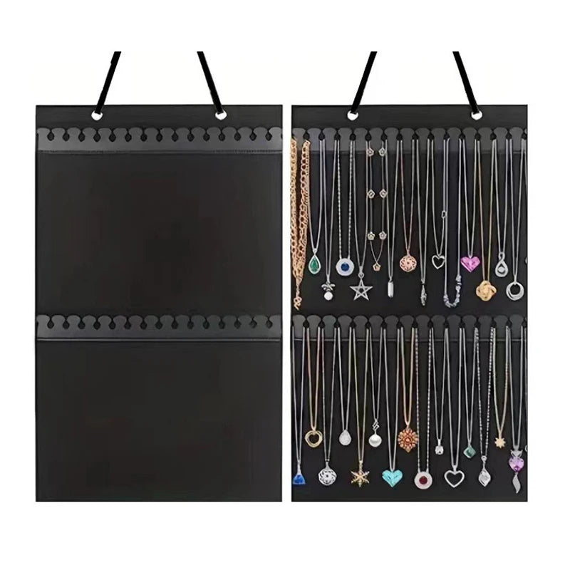 Felt Hanging Jewelry Organizer for Earrings, Necklaces & More Jewelry Organizer QXL