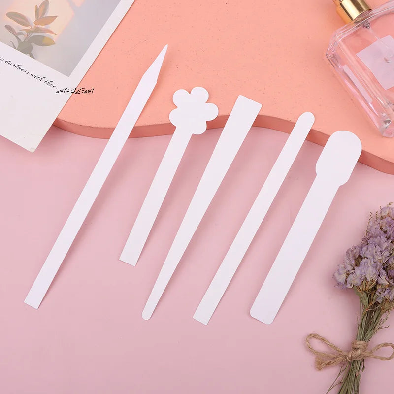 100-Pack Flower-Shape Perfume & Essential Oil Test Strips Fragrance Test Strips QXL