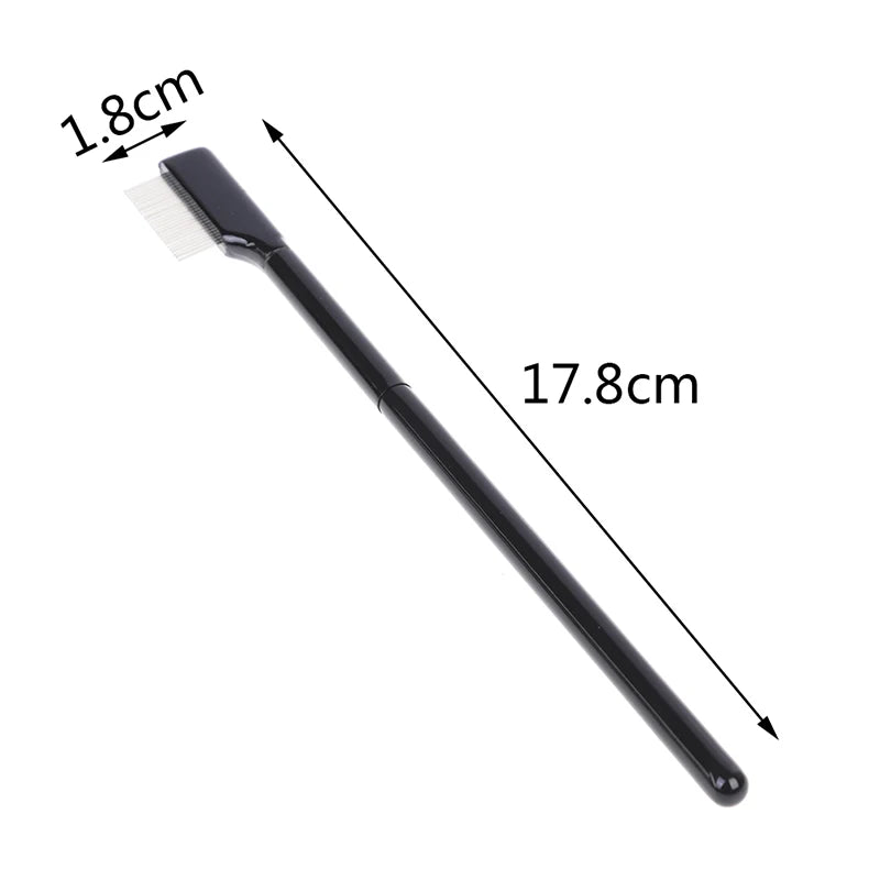 Steel Eyebrow & Eyelash Comb | Metal Lash Extension Brush Eyelash Comb QXL 1pc