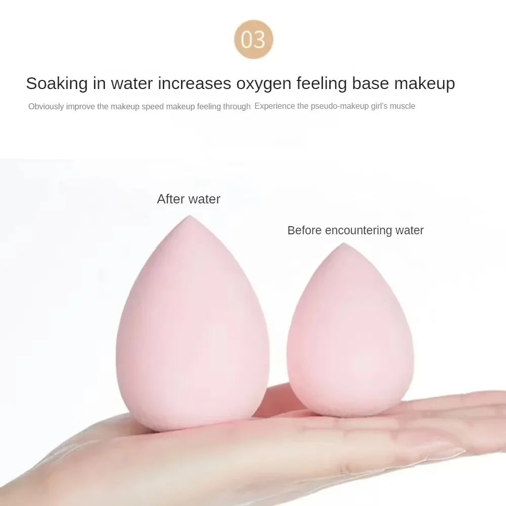 12-Pc Makeup Sponge Set | 4 Types Powder Puff & Blender Makeup Sponge Set QXL