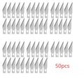 50/100-Pack Wood Carving Craft Scalpel Blades | DIY Knife Set Craft Carving Blades QXL M264 50pcs