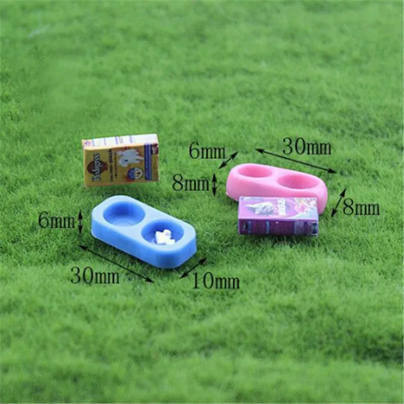 1:12 Dollhouse Miniature Pet Food Bowl & Box Set | 1:6 Scale Dollhouse Miniature QXL