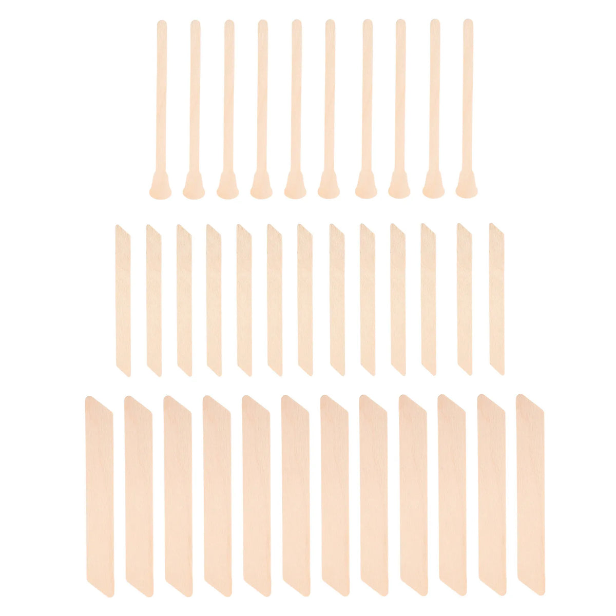 150-Pack Wax Applicator Sticks | Body Waxing Rods for Women Wax Applicator Sticks QXL