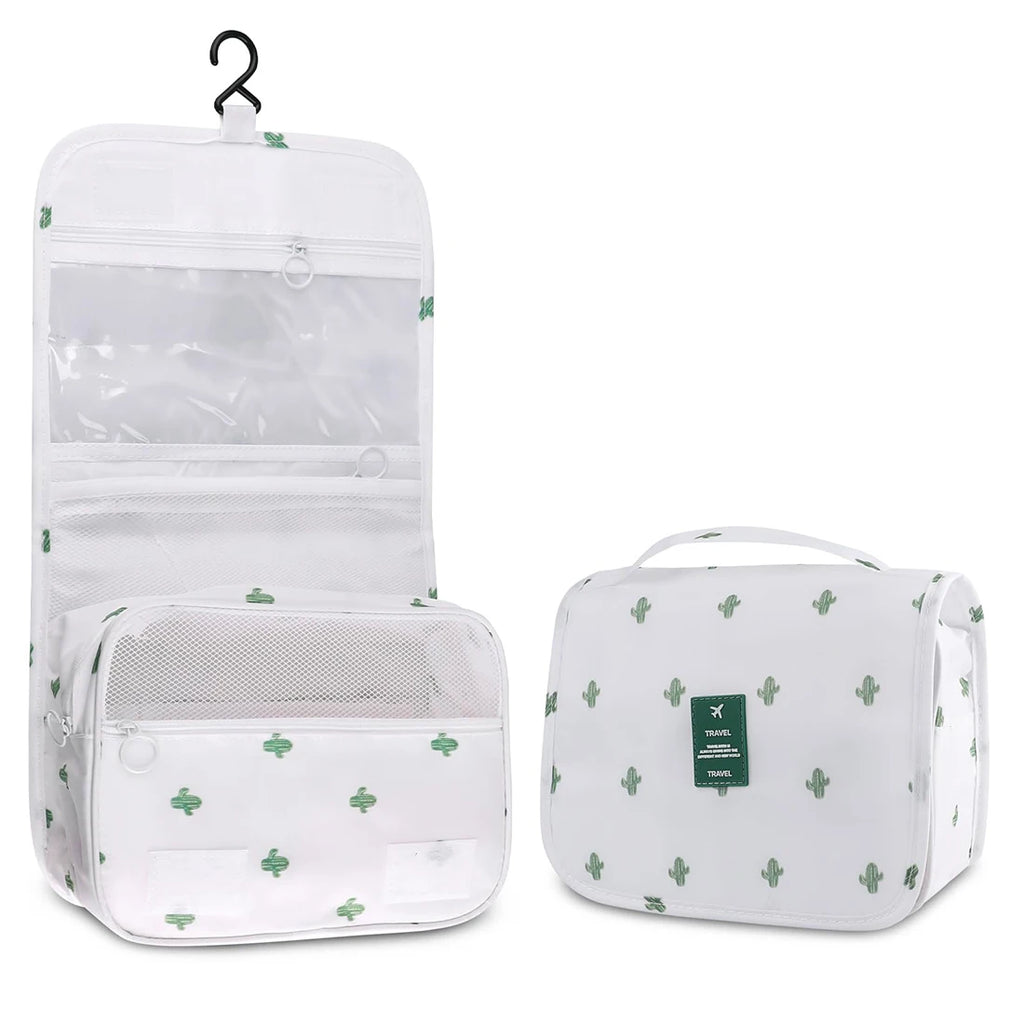 Foldable Hanging Travel Toiletry Bag with Hook | Waterproof Hanging Toiletry Bag QXL