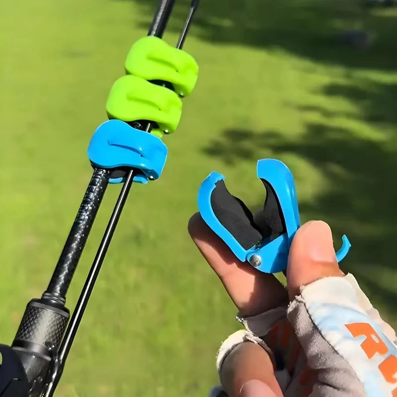 2-Pack Quick-Attach Fishing Rod Clips | One-Hand Holder Fishing Rod Clip QXL