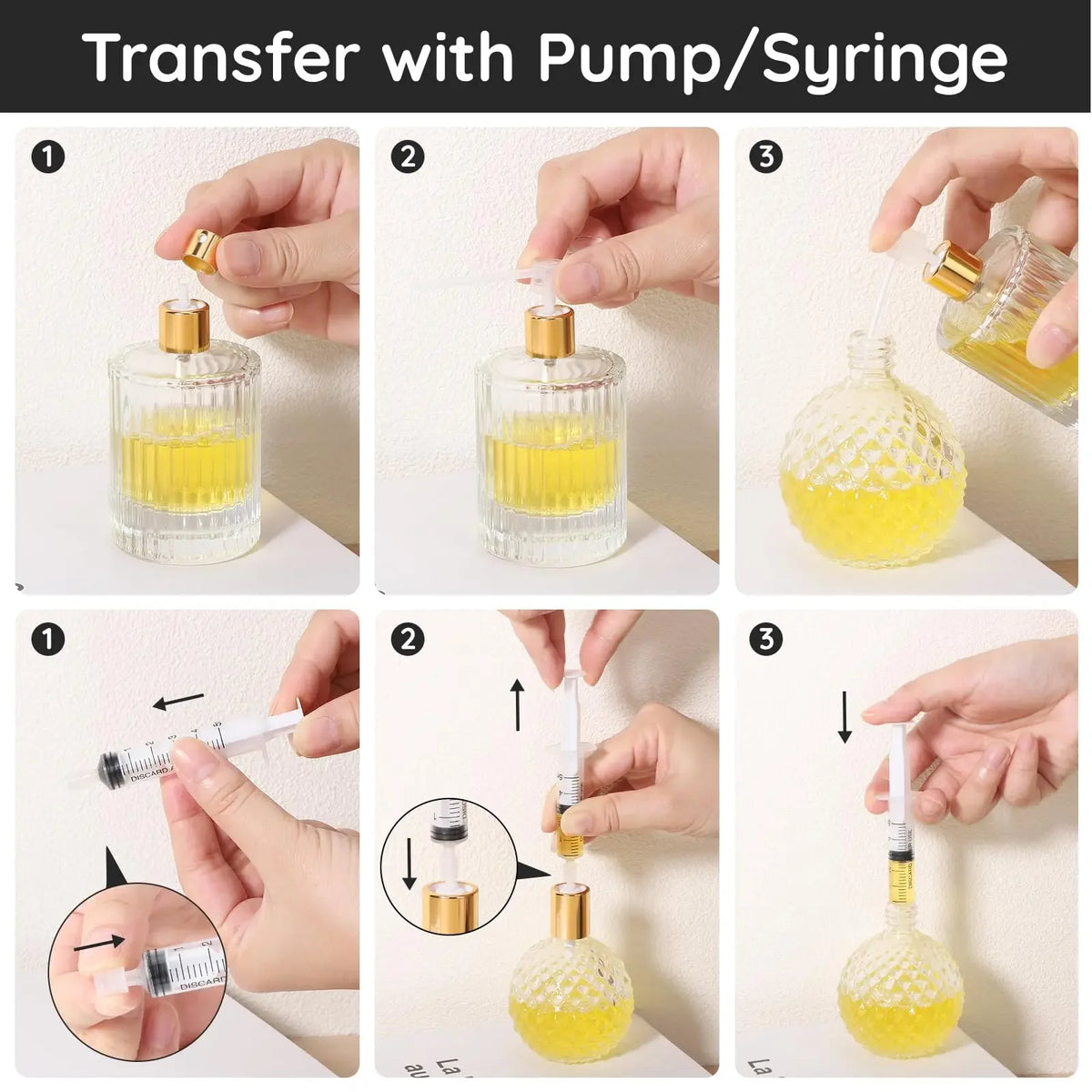 8-Piece Perfume Transfer Kit | 5ml Funnel & Dispenser Set Perfume Transfer Kit QXL