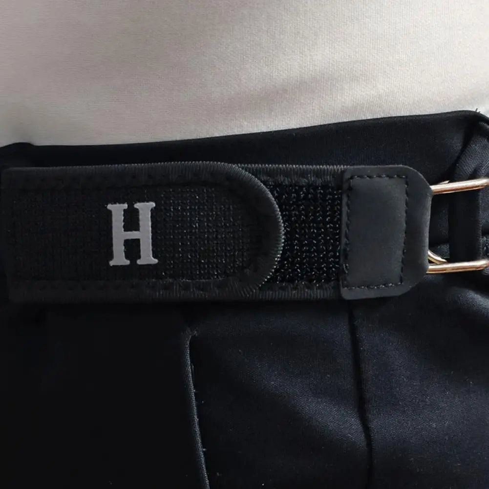 Hook & Loop Elastic No-Buckle Stretch Belt for Jeans & Pants Elastic Waist Belt QXL