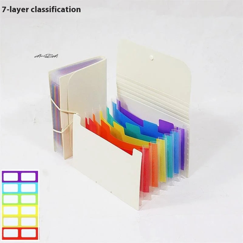 A6 Nail Stamping Plate Holder – 7-Slot Storage Booklet Nail Plate Organizer QXL