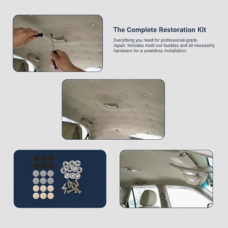 Car Headliner Repair Clips 10-Pack | Ceiling Sagging Fix Kit Headliner Repair Clips QXL
