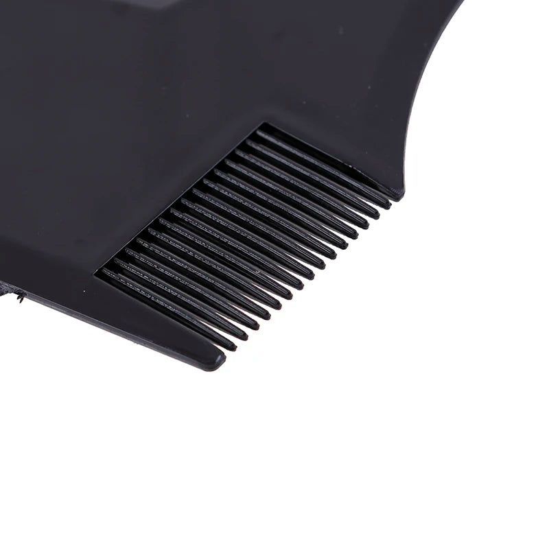 Men's Beard Shaping Template Stencil & Styling Comb Tool Beard Shaping Comb QXL onesize Black