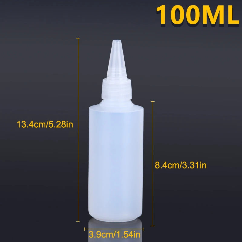 Empty Plastic Squeeze Dropper Bottle Screw Cap 10–1000ml Dropper Bottle QXL 100ml
