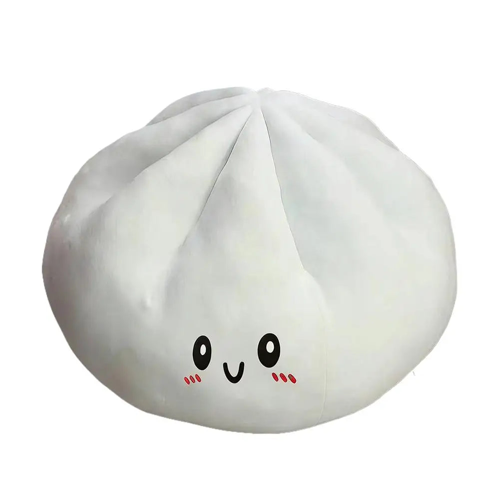 Large Dumpling Squishy Pillow | Sensory Fidget Squeeze Toy Squishy Fidget Toy QXL 1PCS White