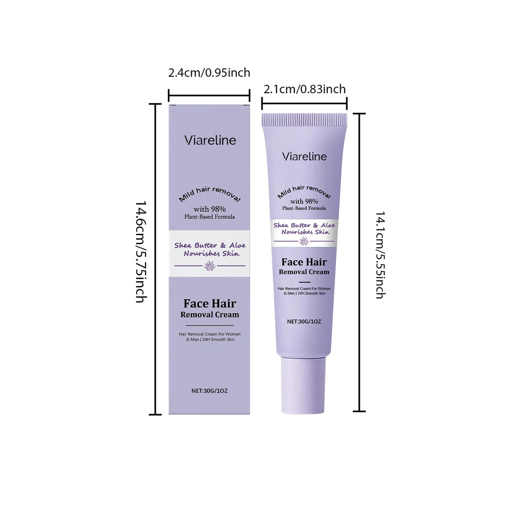 Facial Hair Removal Cream – Moisturizing & Skin Smoothing Hair Removal Cream QXL