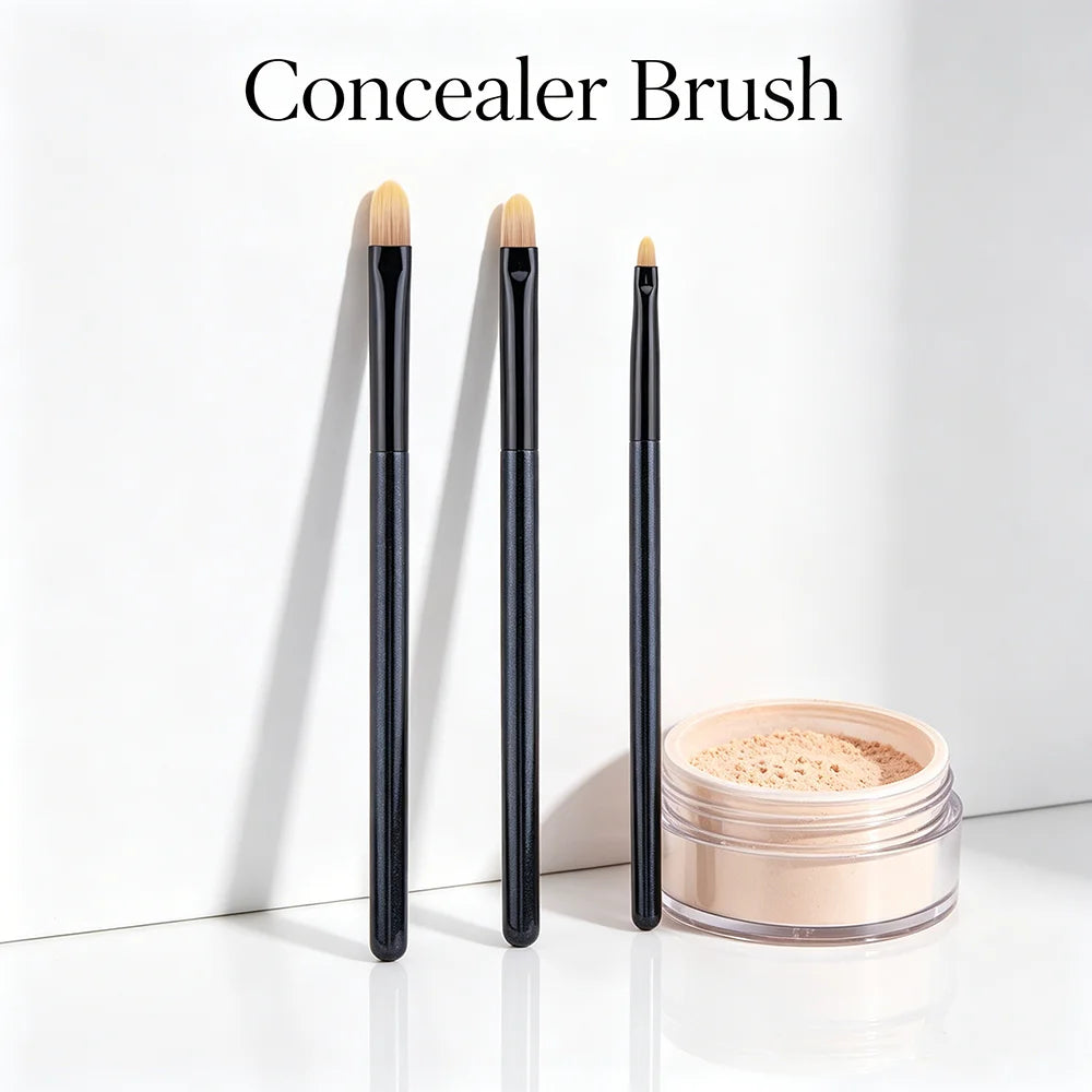 Precision Concealer Brush | Microfiber Synthetic Lip & Face Tool Concealer Brush QXL