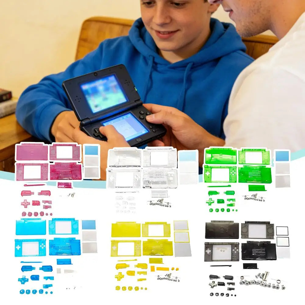 Nintendo DS Lite Full Replacement Shell Kit | 6 Colors Console Replacement Shell QXL