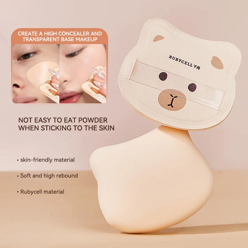 GECOMO 8-Pc Powder Puff Set | Air Cushion Makeup Sponge Gift Makeup Powder Puff Set QXL