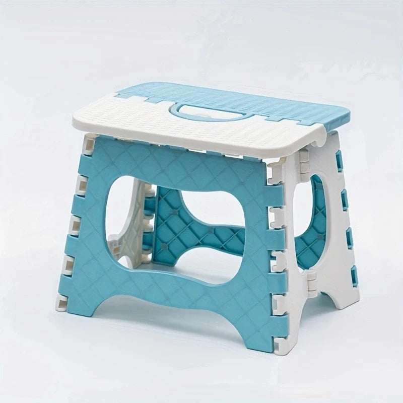 Portable Folding Mini Stool | Outdoor & Kids Low Seat Folding Stool QXL Blue