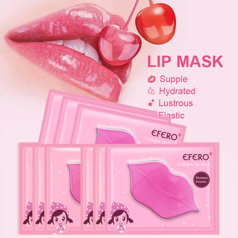 30-Pack Collagen Crystal Lip Mask Patches | Moisturizing Lip Mask Patches QXL