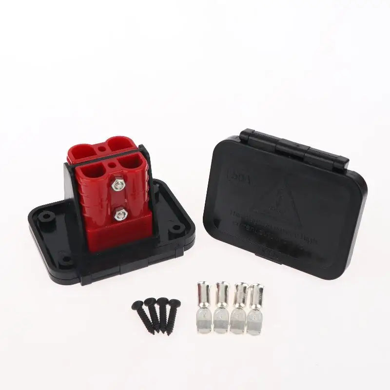 50A 600V Twin Flush Mount Plug Connector | EV & Forklift Flush Mount Connector QXL