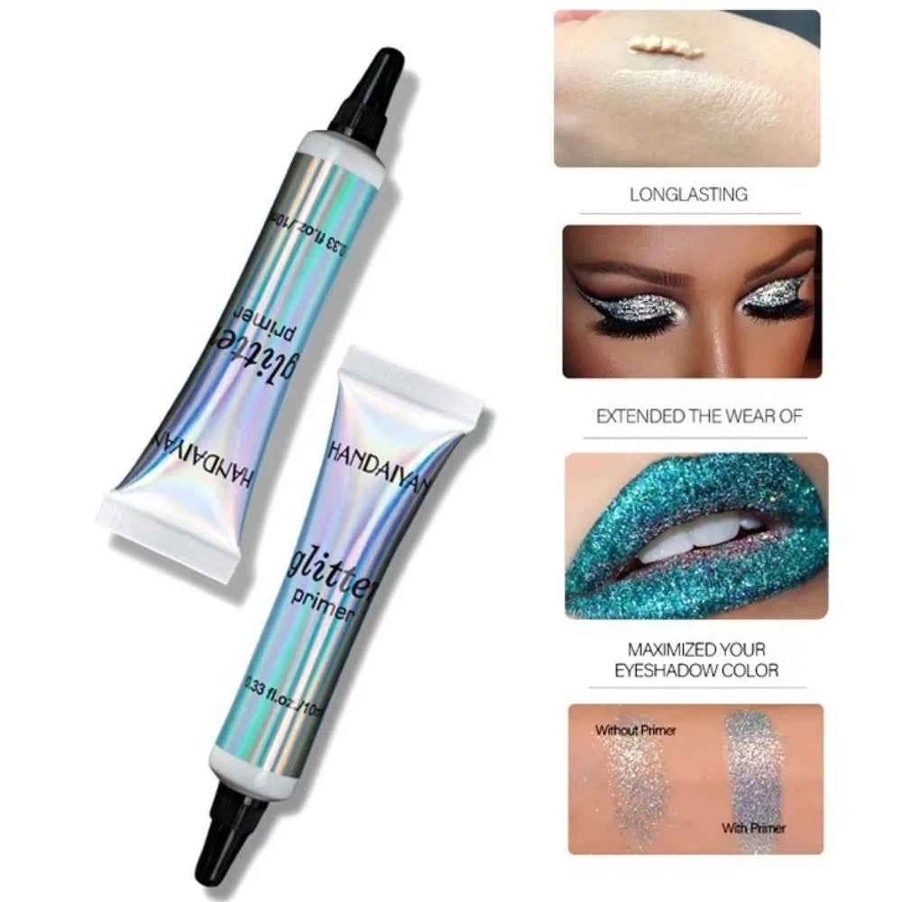 Army Green Glitter Eye Gel 10ml | Sequin Flash Eye Primer Glitter Eye Primer QXL