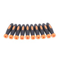 10-Pack TPR Rubber File Handles | Anti-Slip Hand Tool Grip File Handle Set QXL 6cm