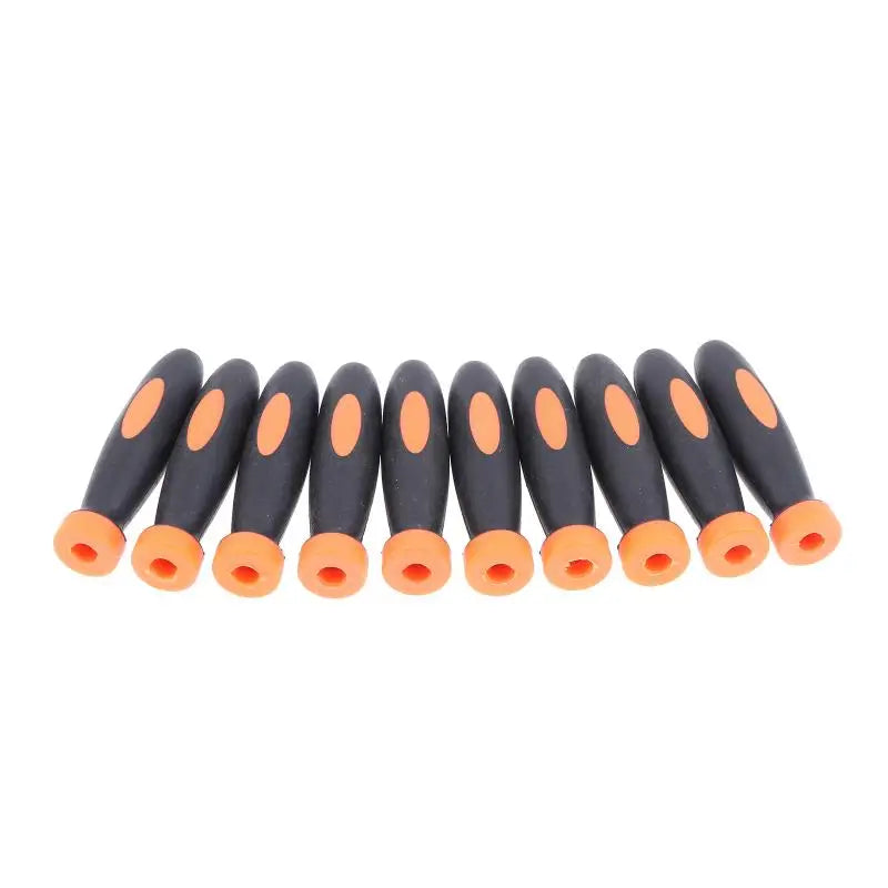 10-Pack TPR Rubber File Handles | Anti-Slip Hand Tool Grip File Handle Set QXL 6cm