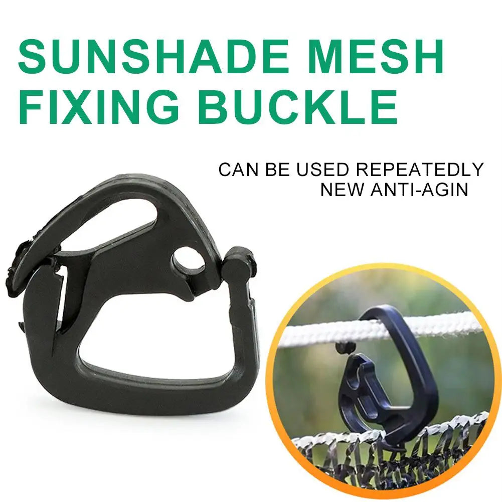 35-Pack Reusable Plastic Tarp Clips & Shade Net Grommets Garden Netting Clips QXL