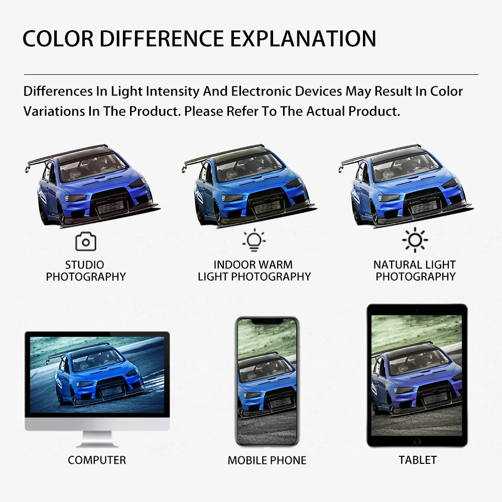 2D Glossy Carbon Fiber Car Wrap Vinyl Film | Black & Silver Car Wrap Vinyl Film QXL