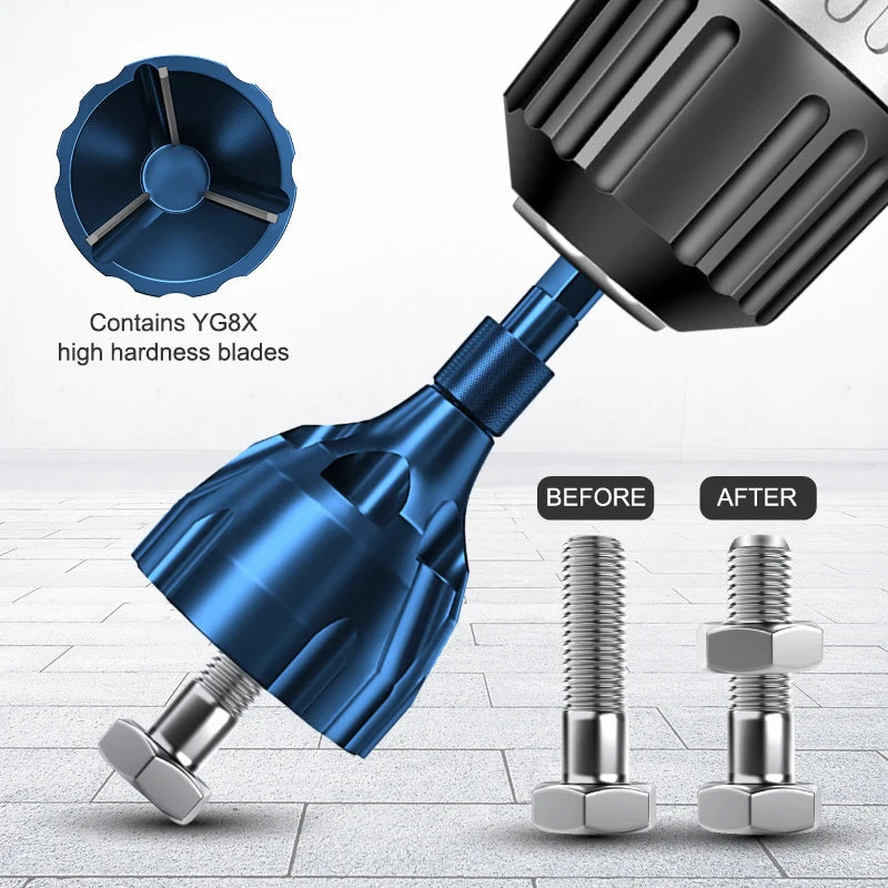External Chamfer Deburring Tool | Alloy Burr Remover 5–20mm Deburring Hand Tool QXL