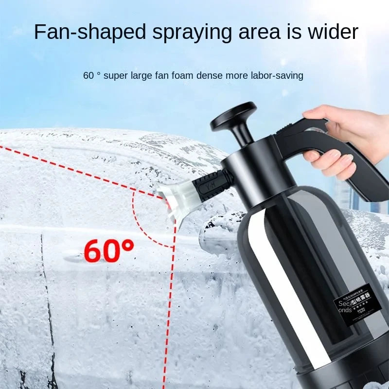 2L Hand Pump Foam Sprayer | Snow Foam Car Wash Cannon Foam Spray Cannon QXL