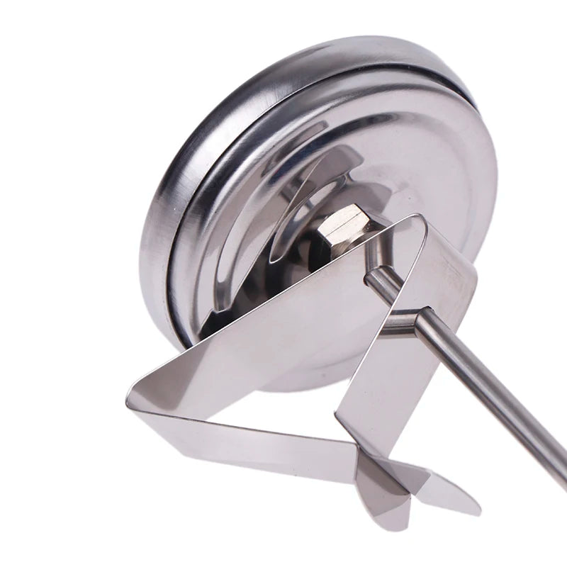 Stainless Steel Dial Probe Thermometer – Milk, Meat & Food Kitchen Thermometer QXL
