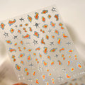 5D Bow Nail Stickers | Pearl Macaron French Style Decals Nail Art Stickers QXL M1106