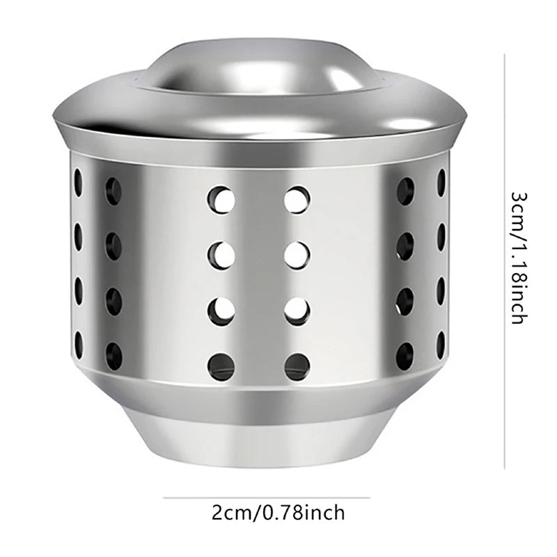 Moka Pot Anti-Splash Valve Cover | 304 Stainless Steel Coffee Maker Accessory QXL