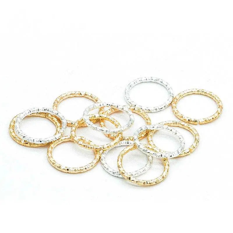 50-Pack Metal Dreadlock Beads & Hair Cuffs – Silver 3D Charms Hair Bead Cuffs QXL