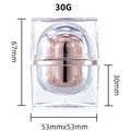 30g Refillable Acrylic Cream Jar | Cosmetic Container Cosmetic Cream Jar QXL Light Grey