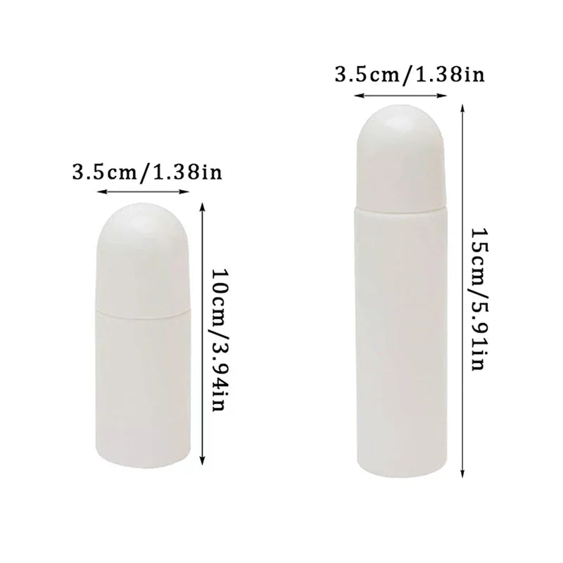 Refillable Roller Ball Bottle 50ml 100ml | DIY Deodorant & Oil Roller Ball Bottle QXL