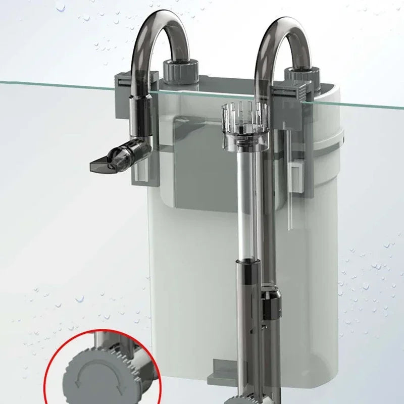220V 500L/H Silent Wall-Mount Aquarium Filter | Oxygenation Aquarium Filter QXL