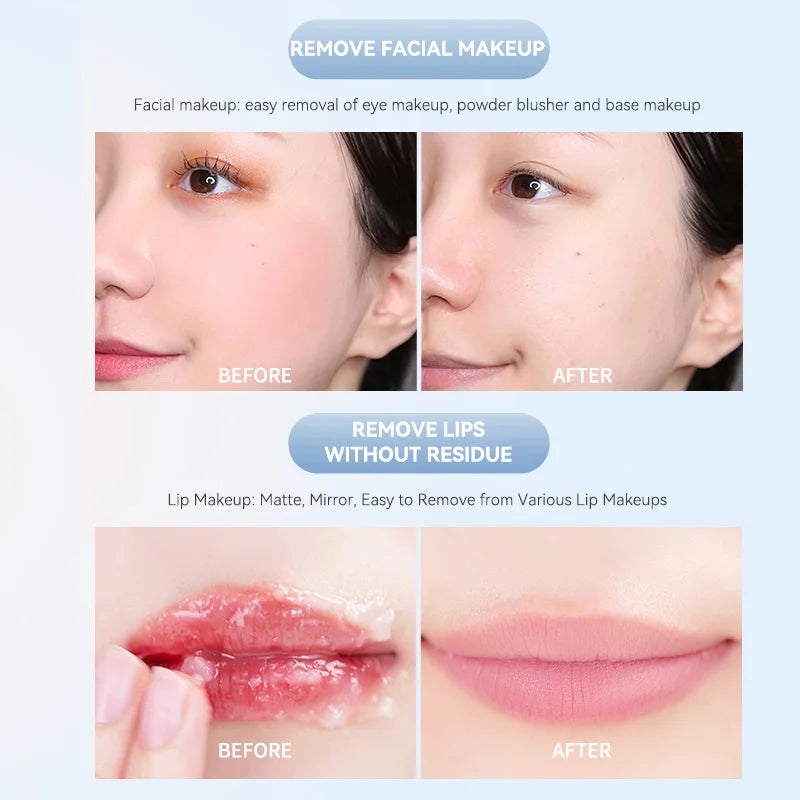 Natural 2-Step Moisturizing Makeup Remover Cream 80g Makeup Remover Cream QXL