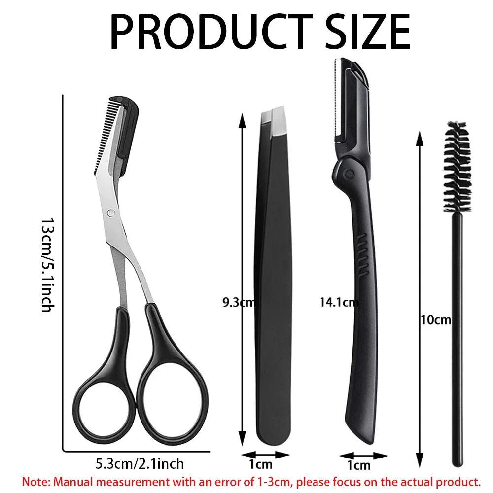 16-Pack Eyebrow Razors & Dermaplaning Tools for Women & Men Eyebrow Dermaplaning Razor QXL