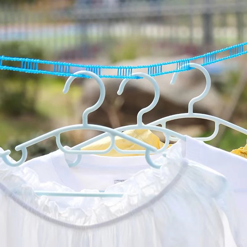 Windproof Fence Clothesline 5M/10M | Indoor & Outdoor Drying Portable Clothesline QXL