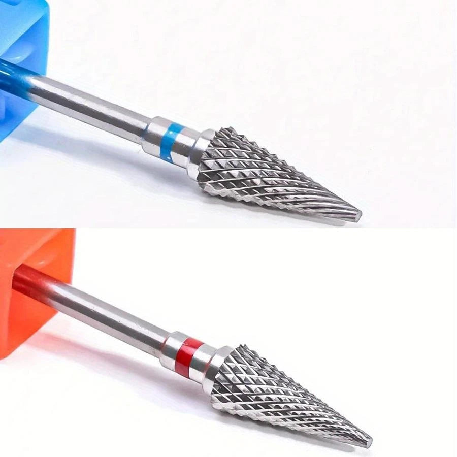Tungsten Carbide Nail Drill Bits – Gel Polish Remover Set Nail Drill Bits QXL
