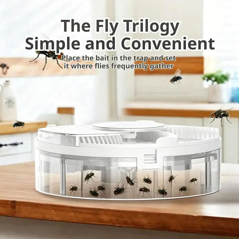 USB Electric Fly Trap Indoor – Silent Automatic Insect Catcher Electric Fly Trap QXL