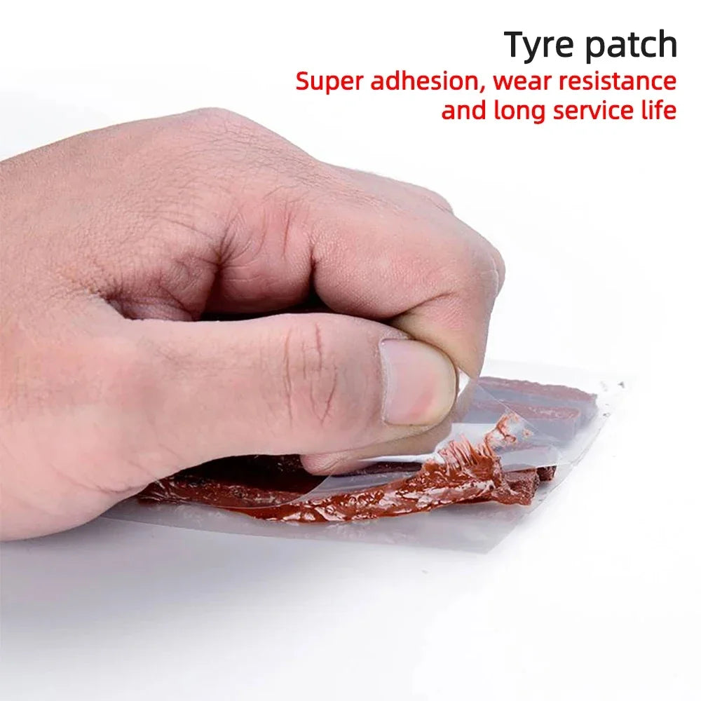 Tubeless Tire Repair Kit – Car, Bike & Motorcycle Plug Set Tire Repair Kit QXL