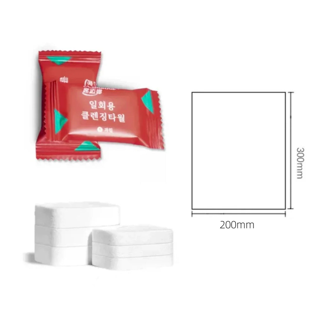 284-Pack Disposable Compressed Face Towels | 100% Cotton Disposable Face Towel QXL