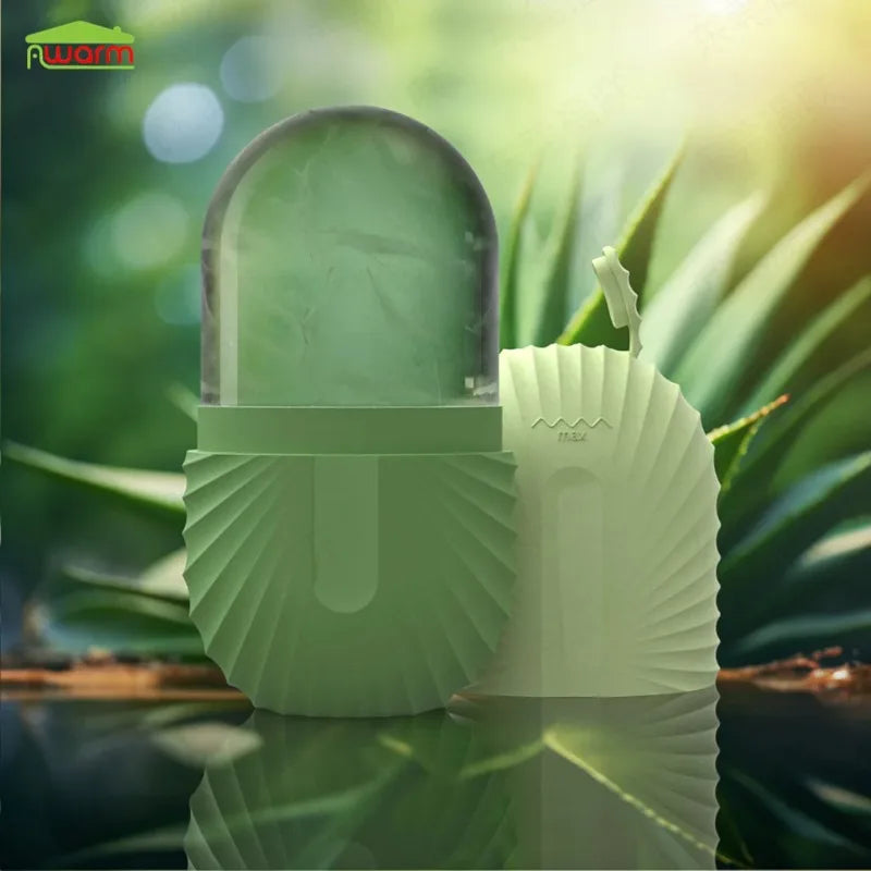 Ice Roller Facial Massage Mold | Shell Pattern Ice Grid Facial Ice Massage Mold QXL