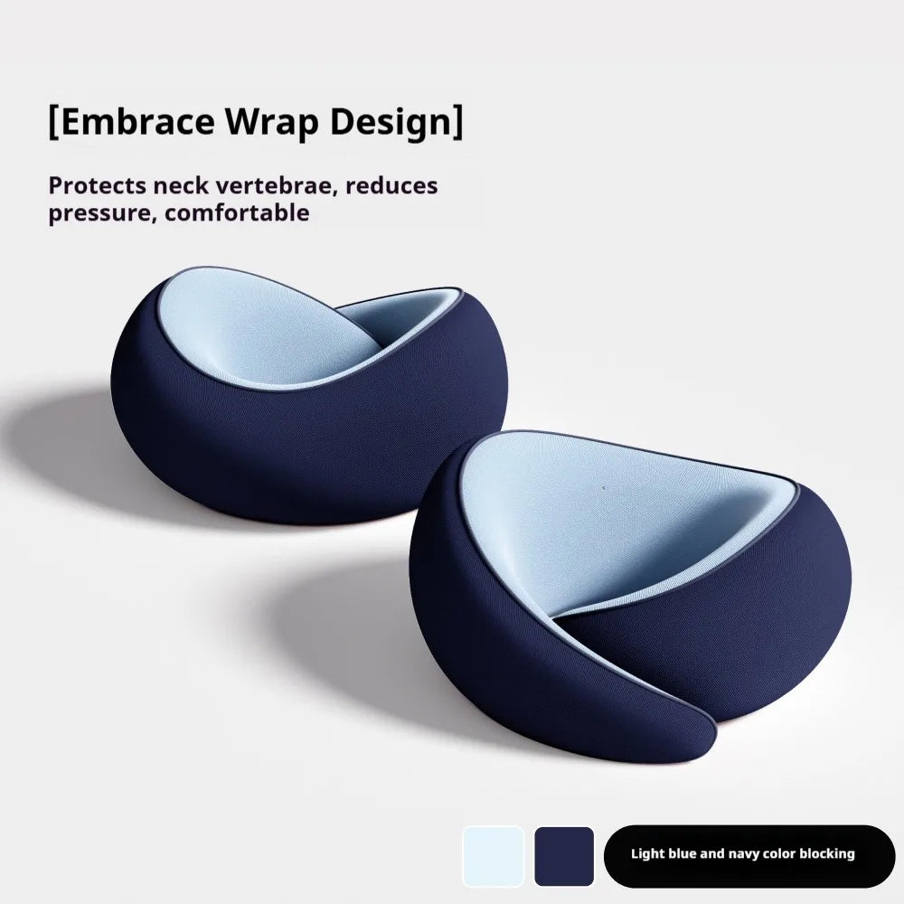 Memory Foam Travel Neck Pillow | 360° Ergonomic Support Travel Neck Pillow QXL