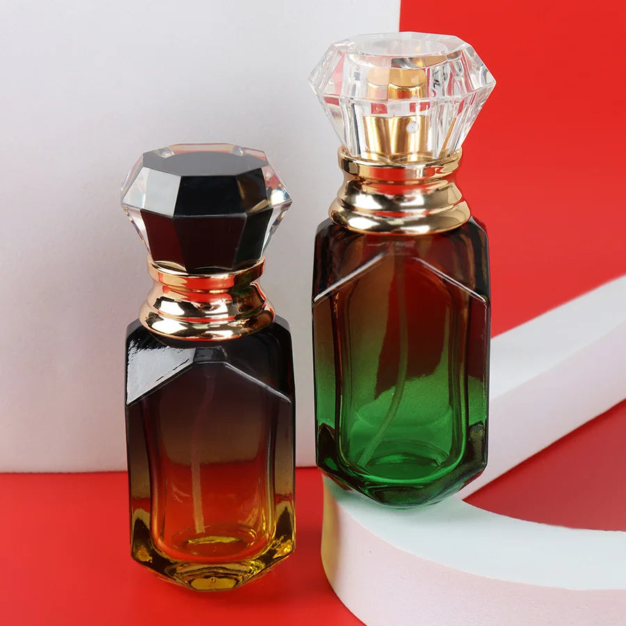 30ml Thick Glass Perfume Spray Bottle with Pump Atomizer Perfume Atomizer Bottle QXL
